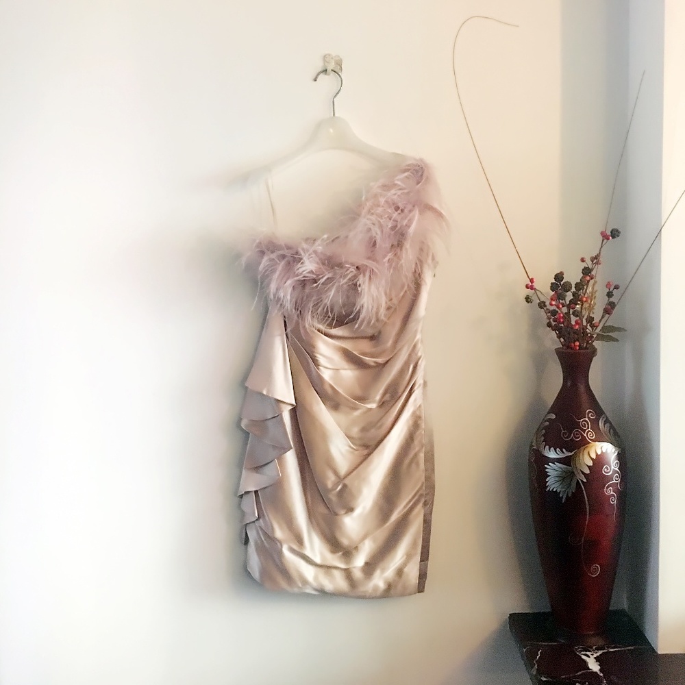 NWT LEEDY silk party dress